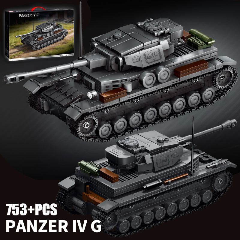 Lego Compatible Military Tank - Bloques de Construcción de Modelo a