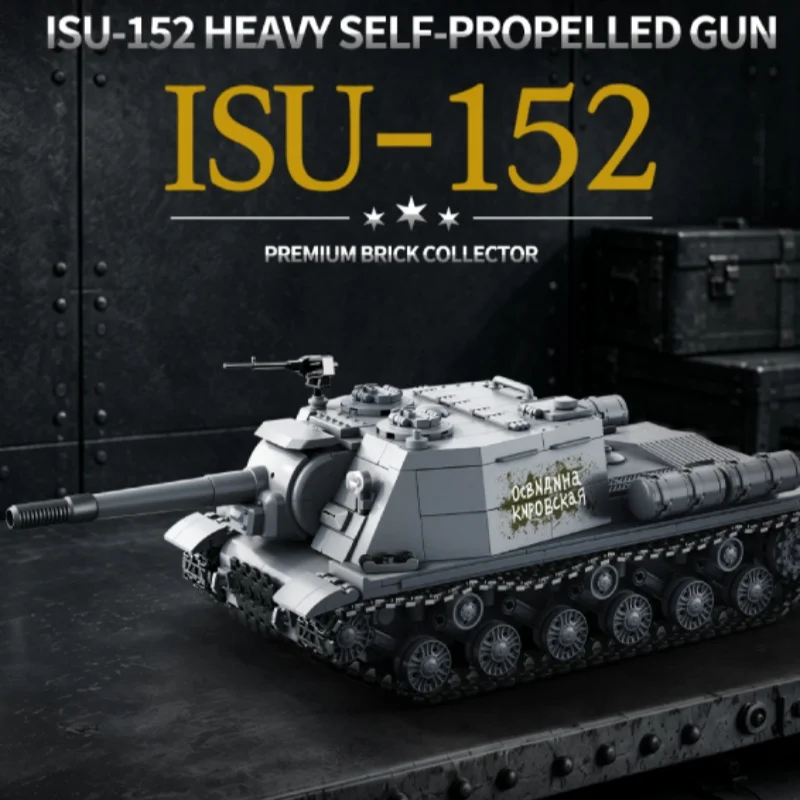 Moc ISU-152, tanques de asalto - Lego Compatible Military Tank reseña y precio