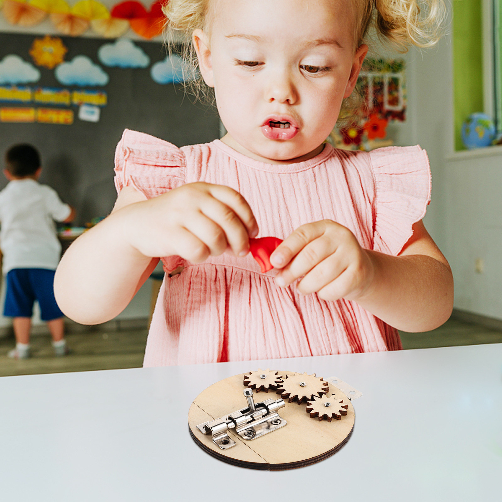 Juego de 6 tableros sensoriale - Montessori Wooden Busy Board Toddler reseña y precio