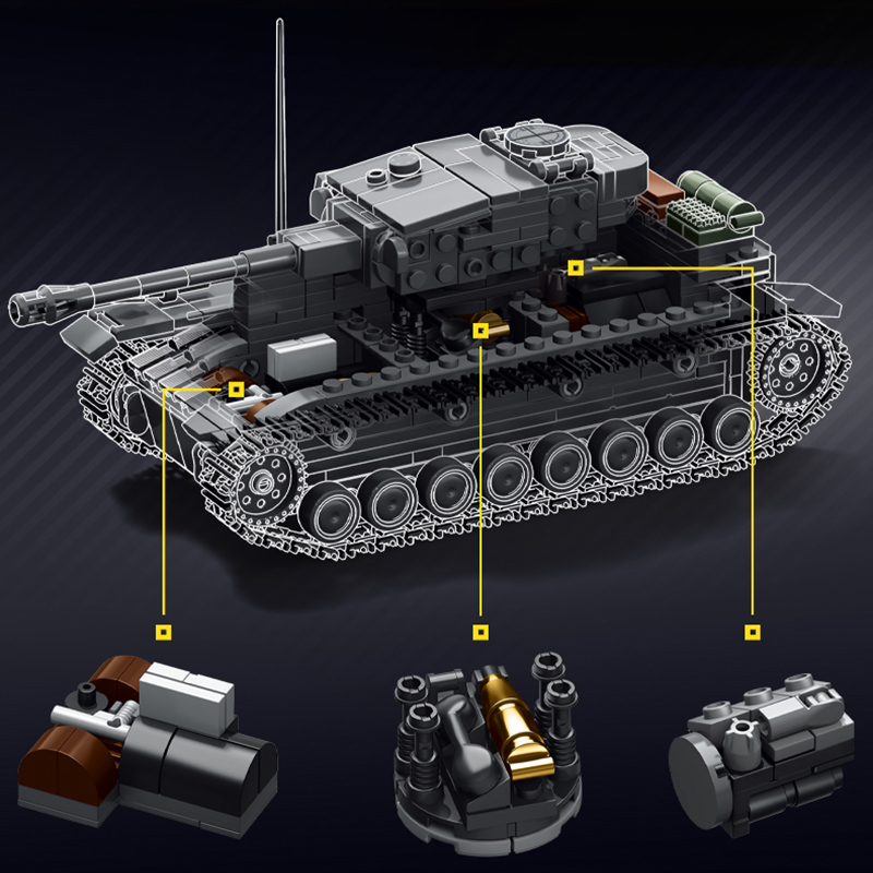 Bloques de Construcción de Mod - Lego Compatible Military Tank reseña y precio