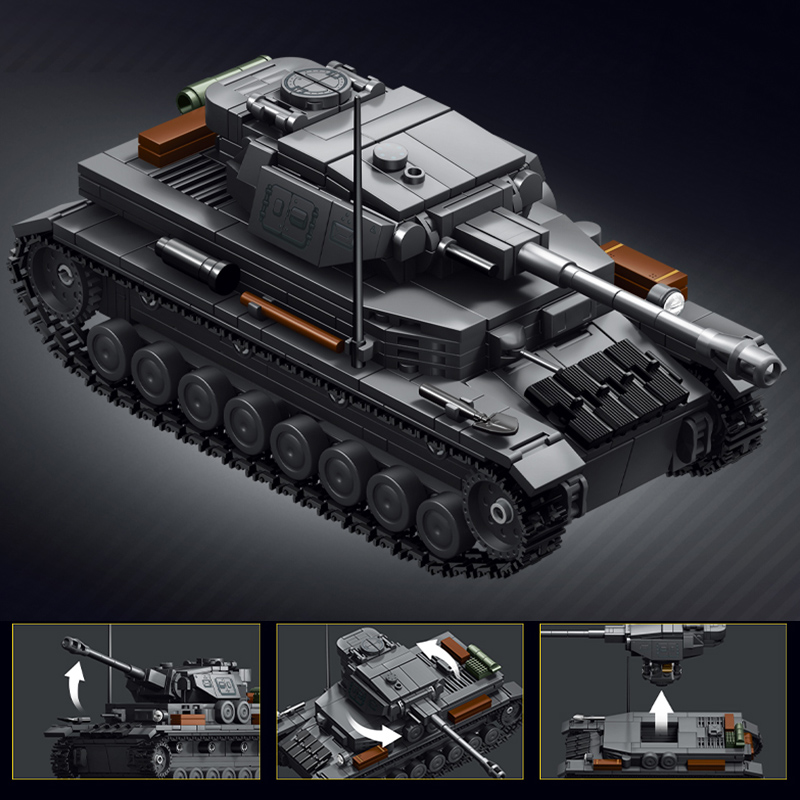 Bloques de Construcción de Mod - Lego Compatible Military Tank reseña y precio