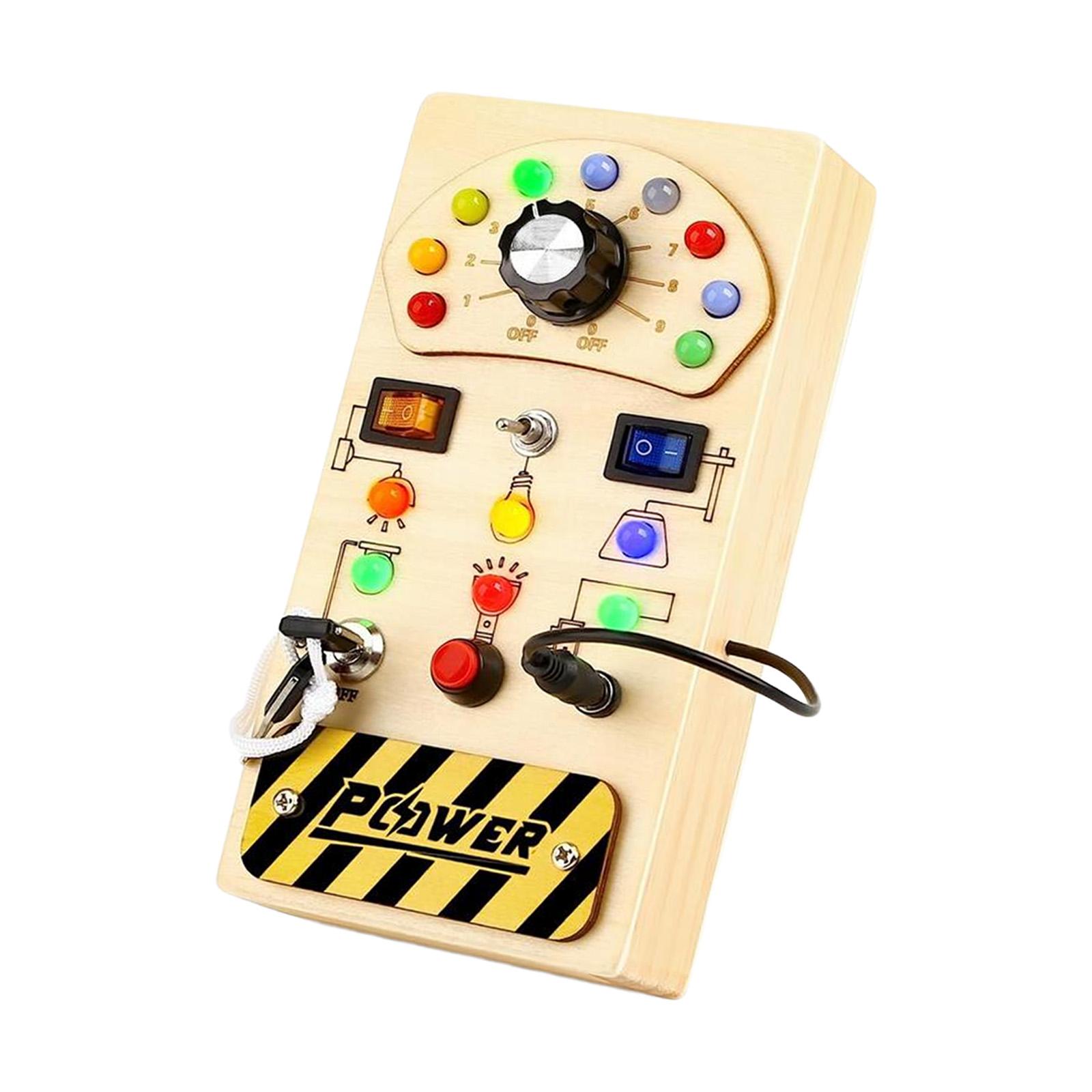 Tablero de actividades Montess - Montessori Wooden Busy Board Toddler reseña y precio