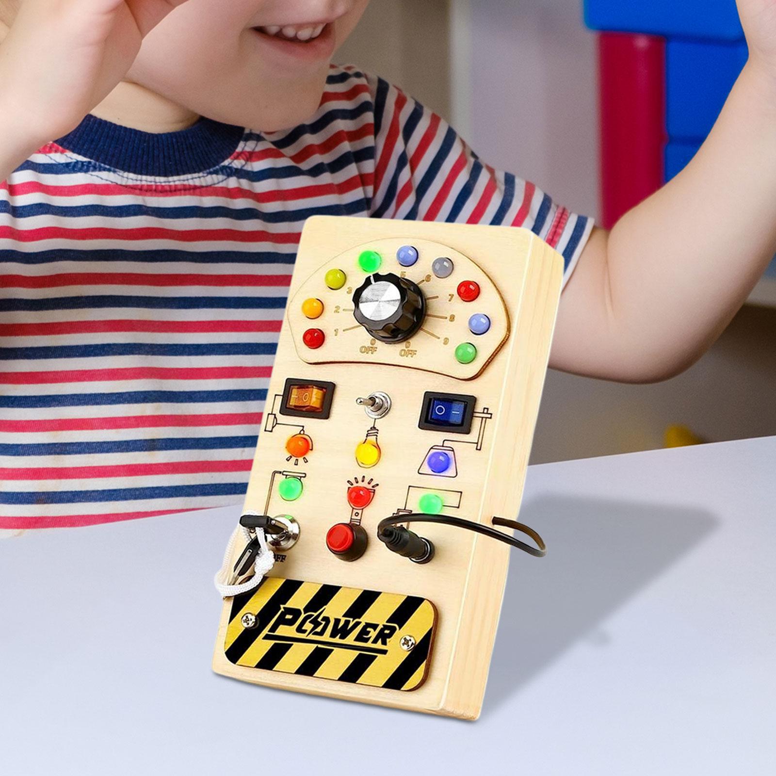 Tablero de actividades Montess - Montessori Wooden Busy Board Toddler reseña y precio